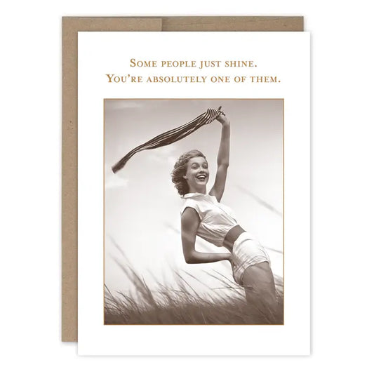 Some People Just Shine Congratulations Card