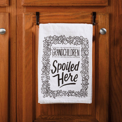 Grandchildren Spoiled Here Kitchen Towel