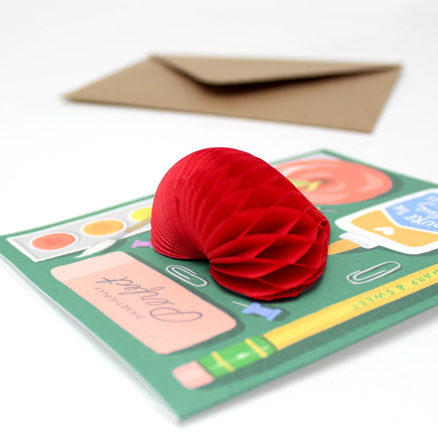 Pop-up Card - Teacher Supplies