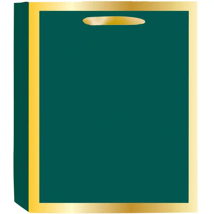 Green Gold Elegance Medium Gift Bag