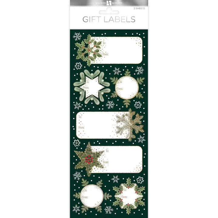 Forest Snowflakes - Gift Labels