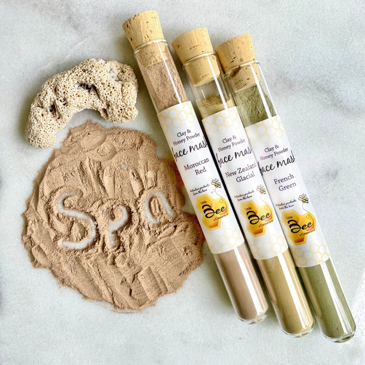 Honey & Clay Cleansing Face Masks: French Green