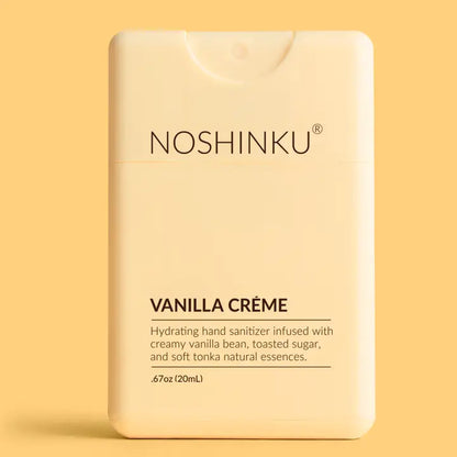 Noshinku Refillable Vanilla Créme Hydrating Hand Sanitizer Spray