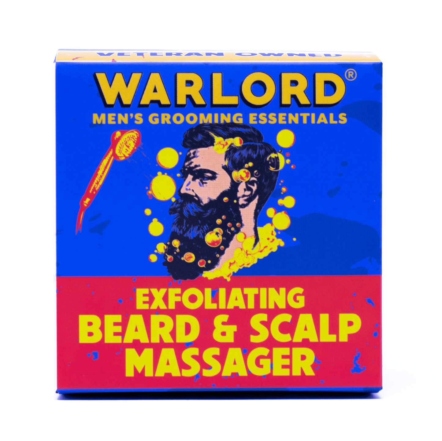 Warlord Exfoliating Beard and Scalp Massager