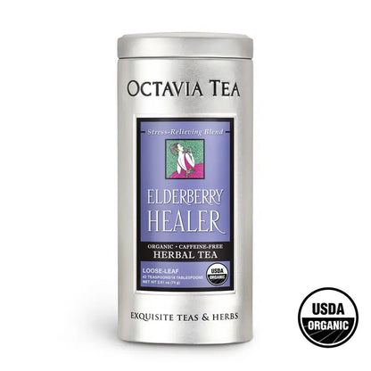 Elderberry Healer Octavia Caffeine-Free Herbal Organic Tea