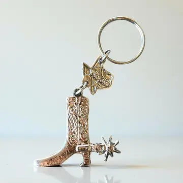 Western Metal Key Chains