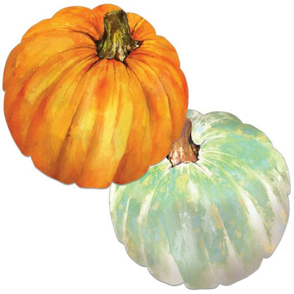 Pumpkin Reversible Shaped Easy Care Plastic Placemat