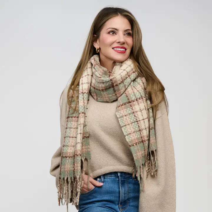 Plaid Scarf Rory Wrap