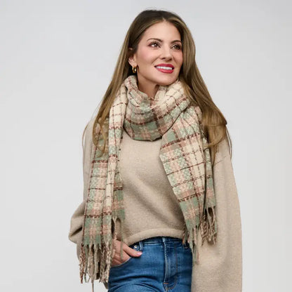 Plaid Scarf Rory Wrap