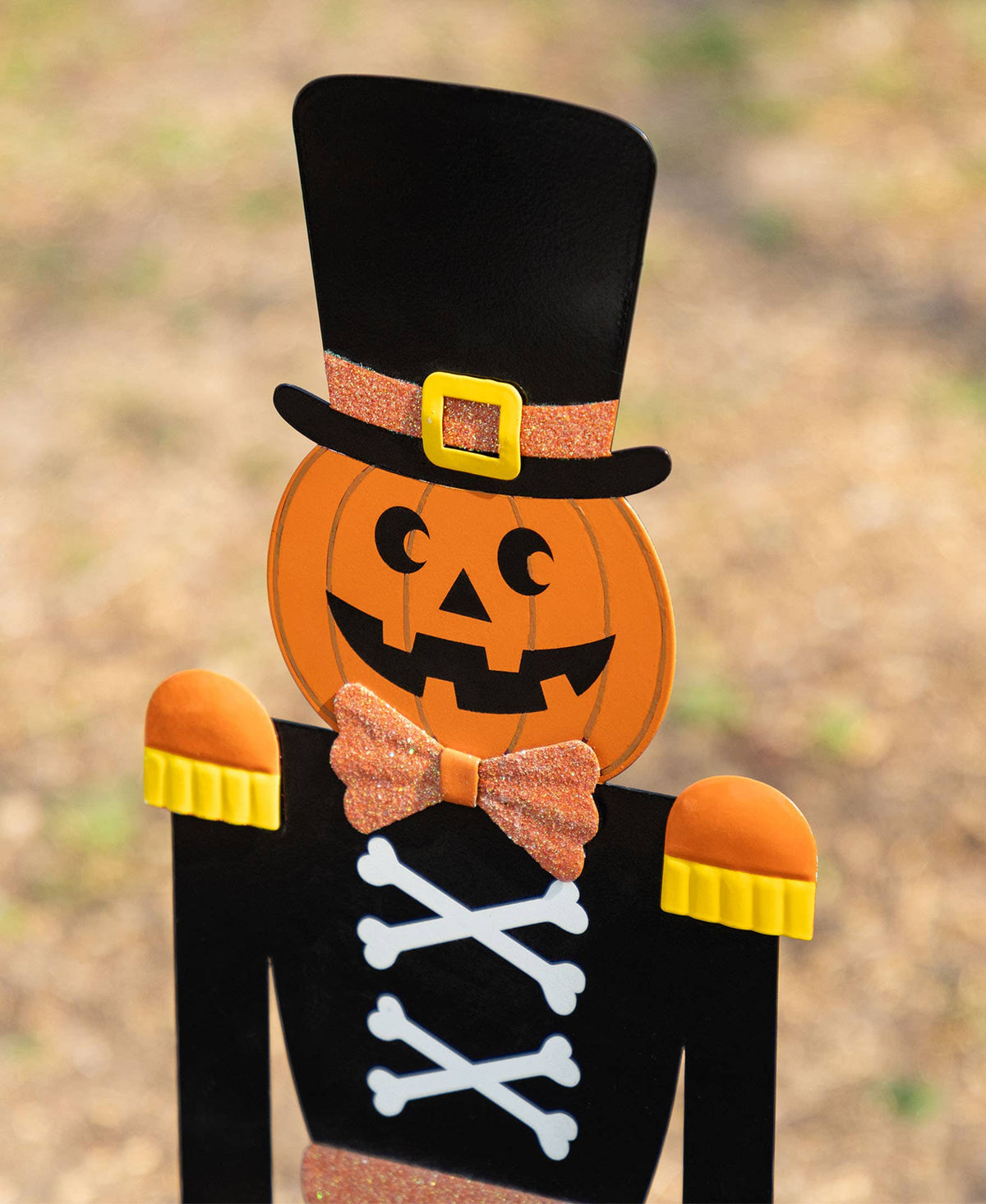 Halloween Metal Nutcracker Yard Stake