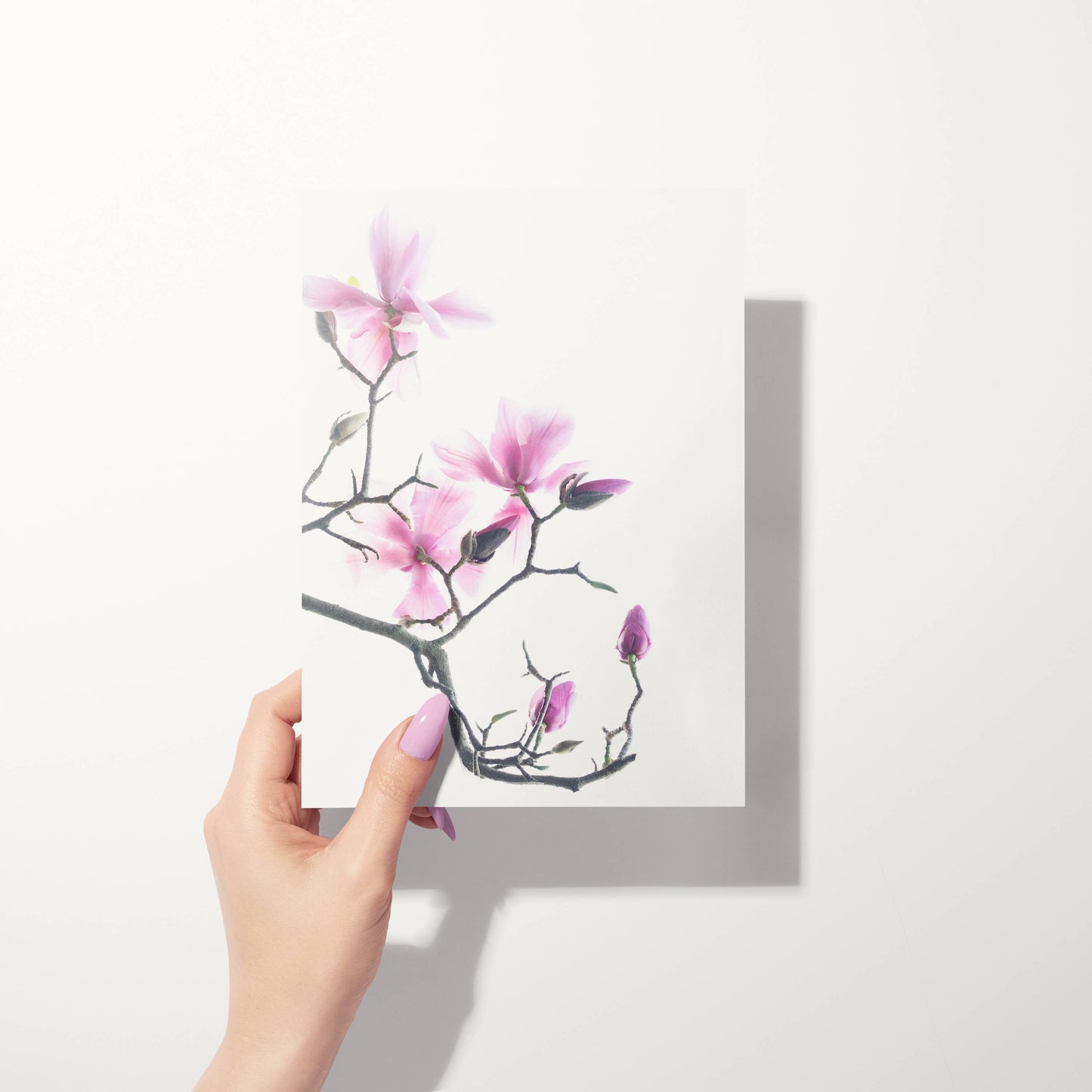 "Buds and Blooms" Blank Note Card