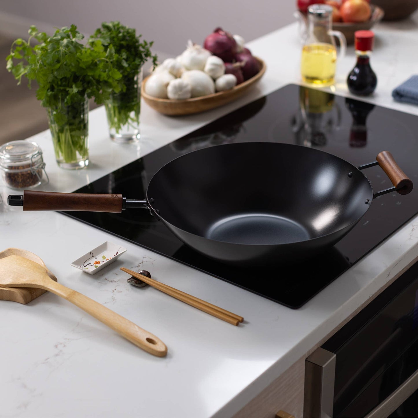 Joyce Chen Carbon Steel Ceramic Nonstick Wok