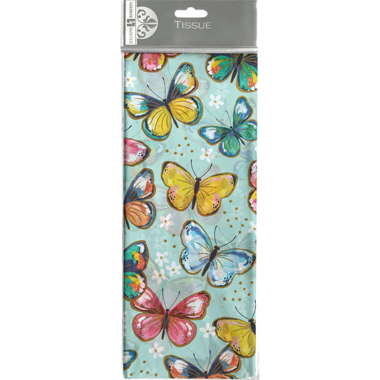 Colorful Butterflies Printed Tissue