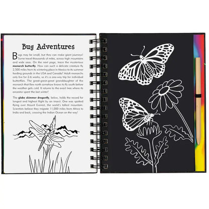 Bugs! Scratch and Sketch Activity Book