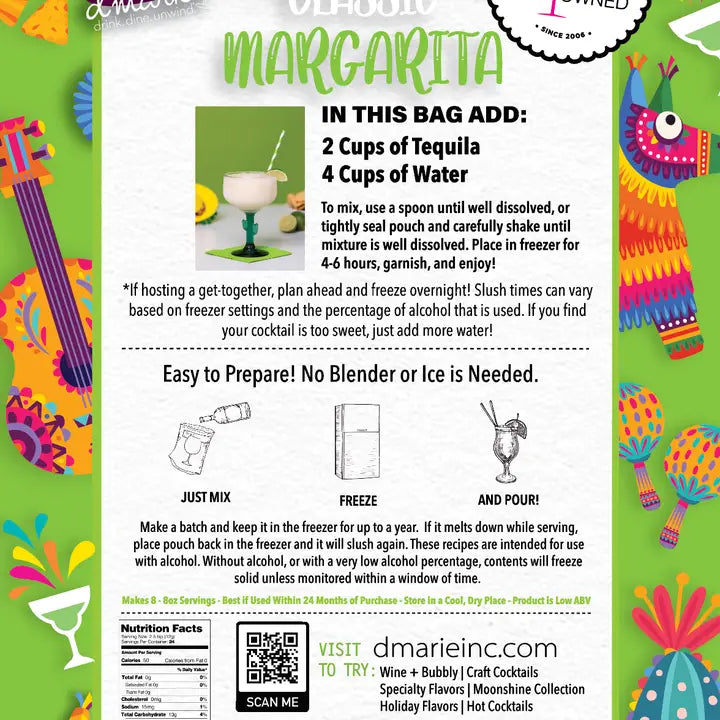 Classic Margarita - Ready-To-Freeze Cocktail Mix