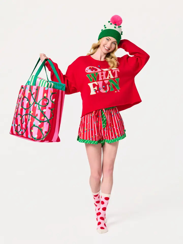 "Oh What Fun" Lounge Sweatshirt