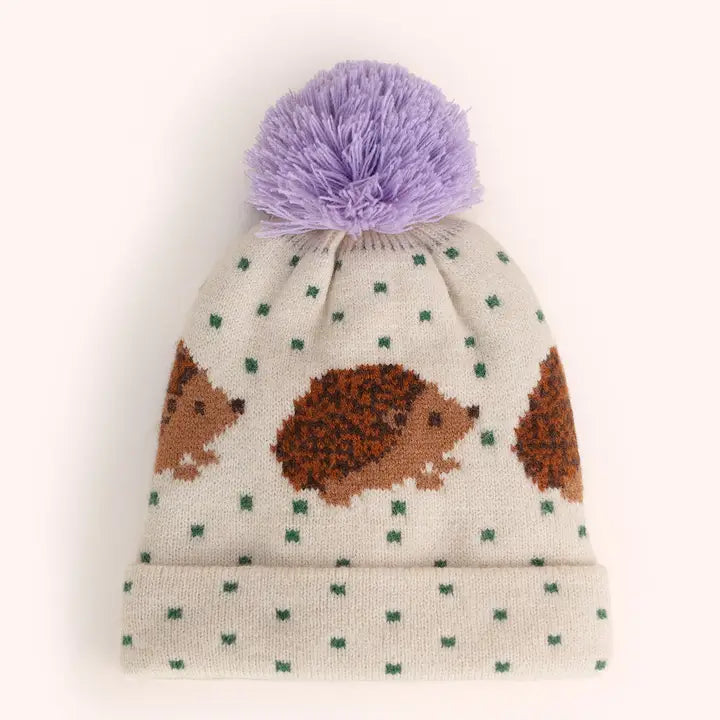 Hedgehog Knitted Beanie