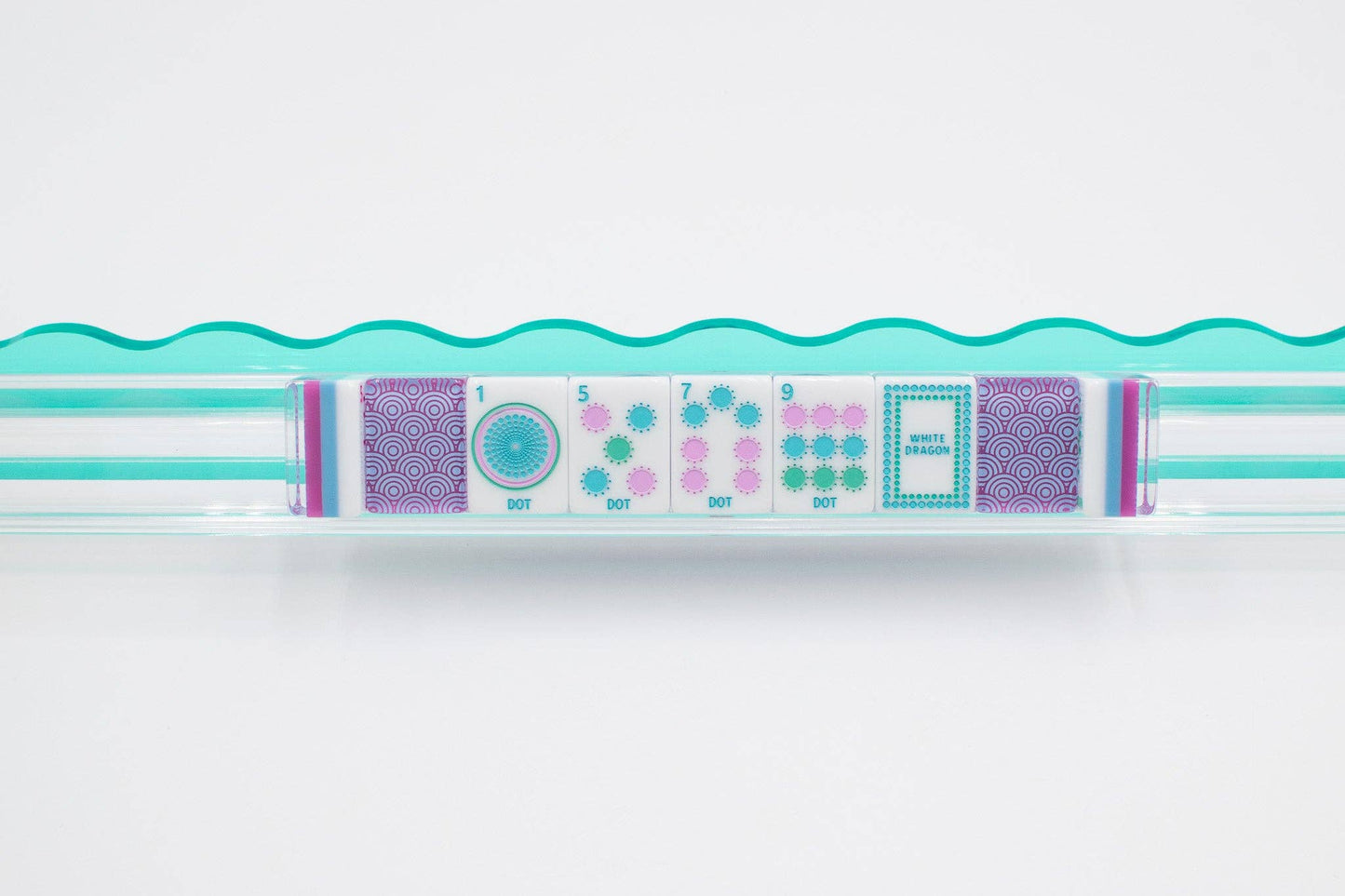 Crystal Confetti Purple - Mahjong Tile Set with a Sprinkle of Color