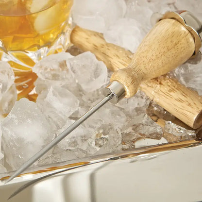 Ice Pick with Wood Handle and Cover