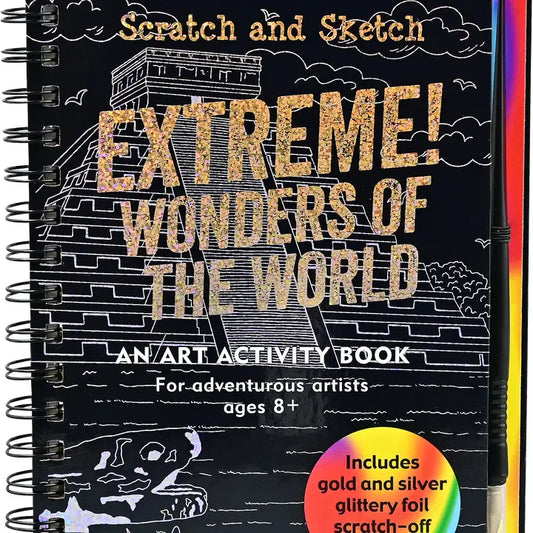 Peter Pauper Press Inc. Scratch & Sketch Extreme! Wonders of the World