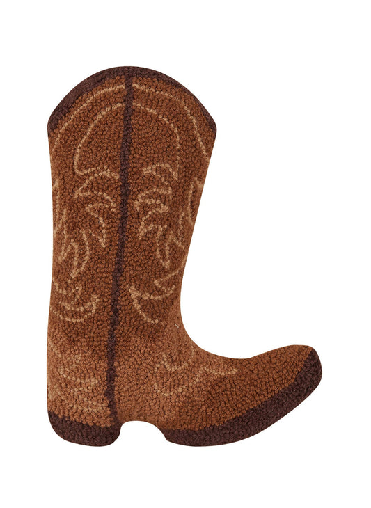 Cowboy Boot Wool Pillow