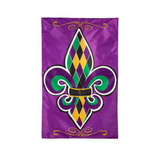 Fleur De Lis House Flag