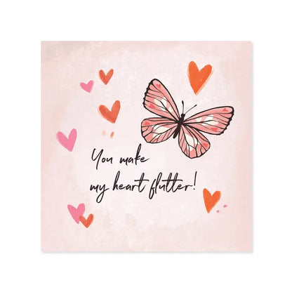 Heart Flutter - Pop Up Valentines Day Card with Envelope