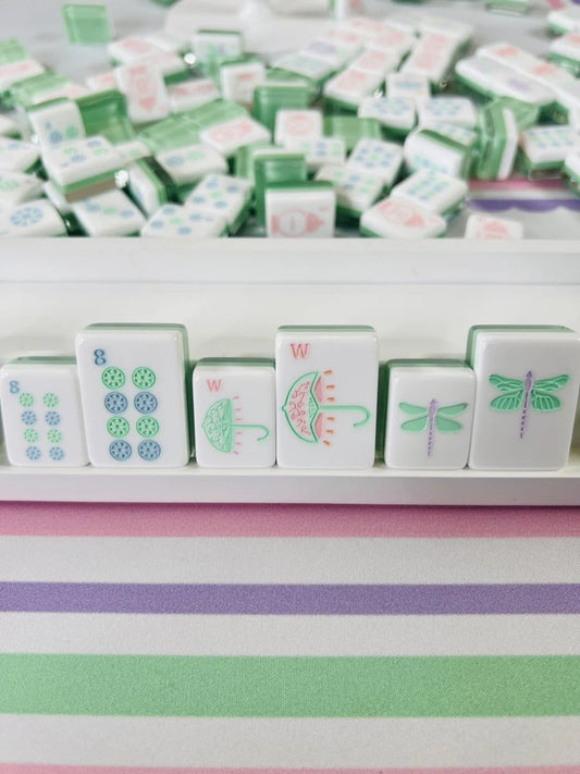 Garden Party Pastel Mahjong Tile Set