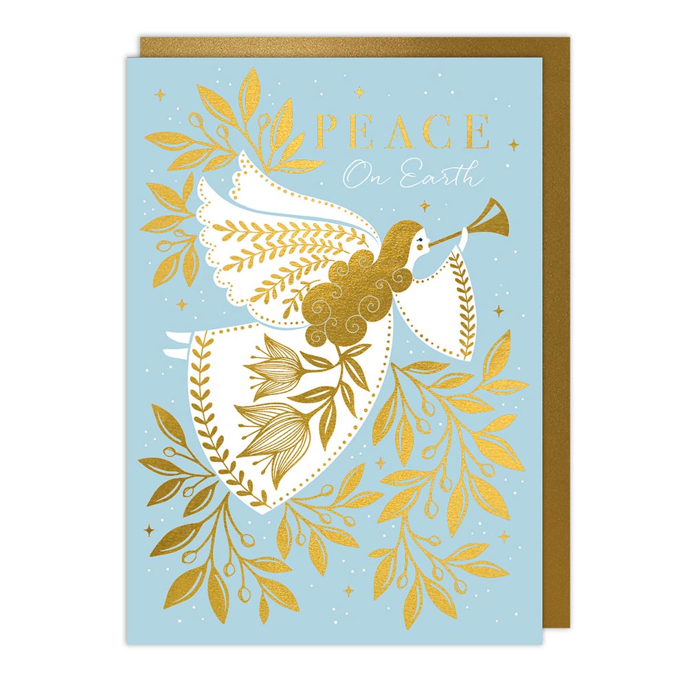 Peace Angel Christmas Card