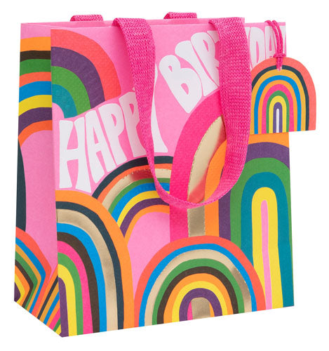 Rainbow Birthday Medium Gift Bag