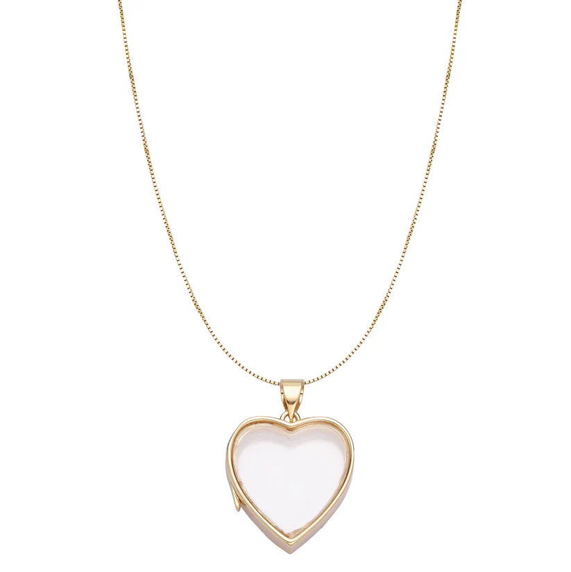 Build Your Own Locket, Floating Locket With Dainty Chain