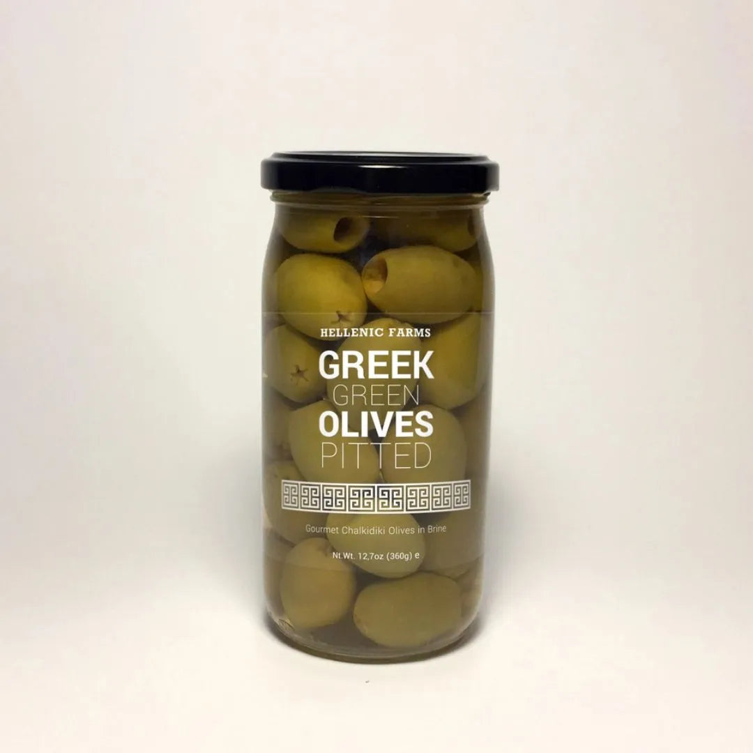 Hellenic Farms Greek Green Whole Olives