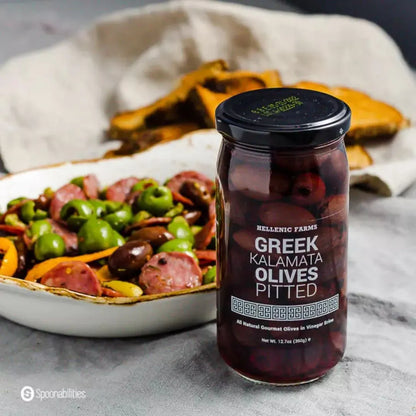 Hellenic Farms Pitted Kalamata Olives