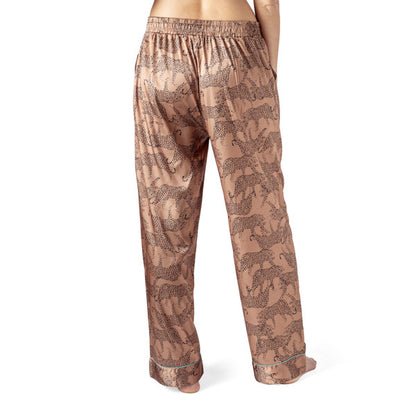 Hello Mello Satin Pajama Pants - Feline Comfy