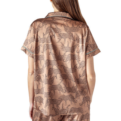 Hello Mello Satin Pajama Top - Feline Comfy