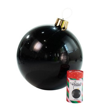 Holiball Inflatable Ornament- 30" Black