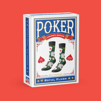 Royal Flush Poker Unisex Socks