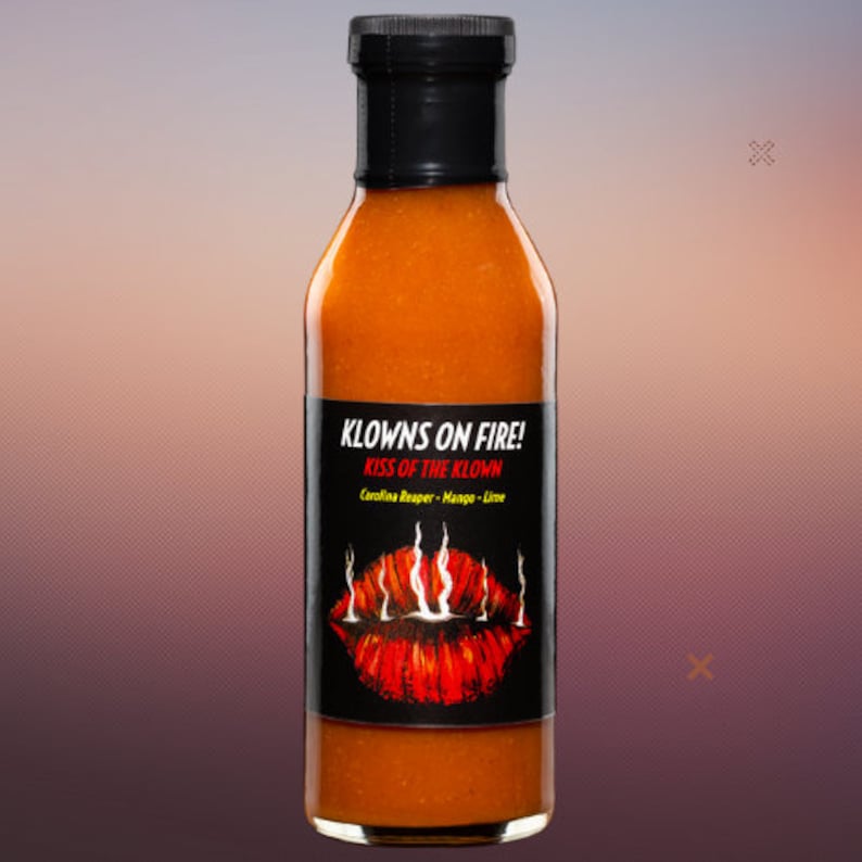 Klowns On Fire Hot Sauce: Kiss Of The Klown