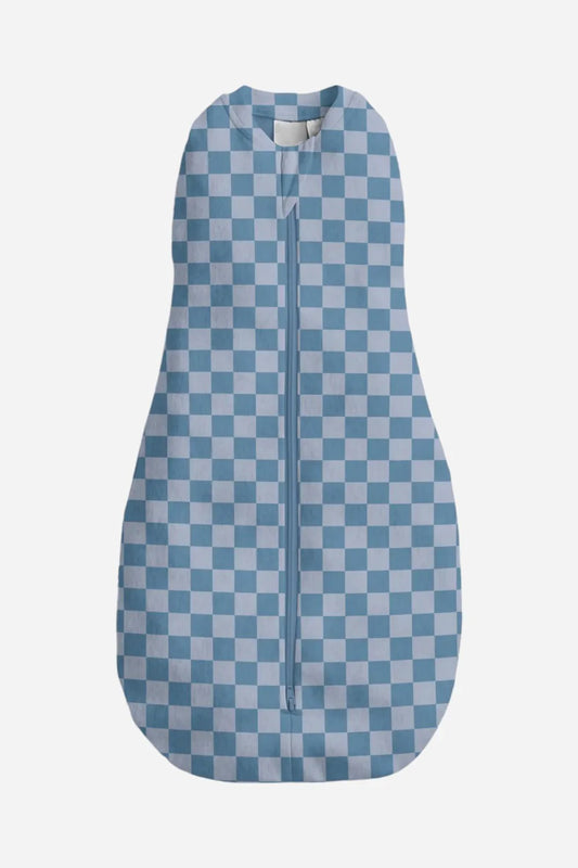 Sleep Sack Blue Checkerboard