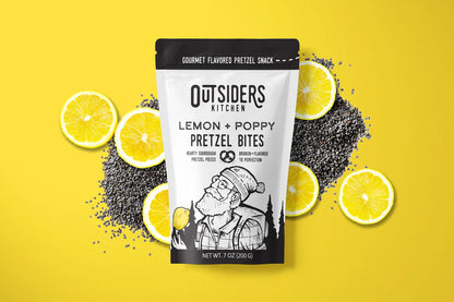 Outsiders Lemon + Poppy Pretzel Bites