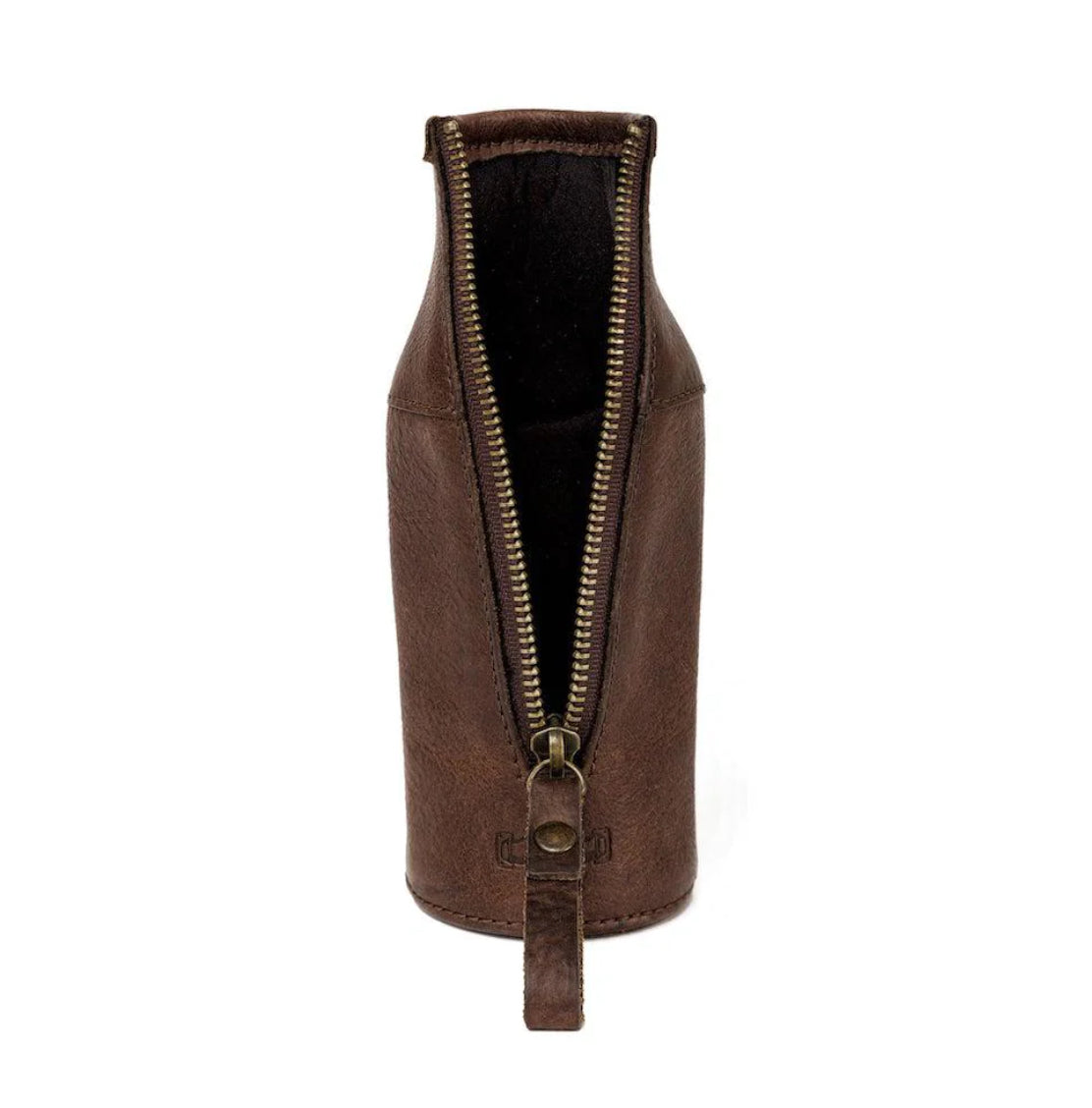 Campaign Leather Bottle Koozie