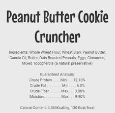 Etta Says! 5" Bakery-Fresh Cookie Crunchers Dog Biscuit Treat - Peanut Butter