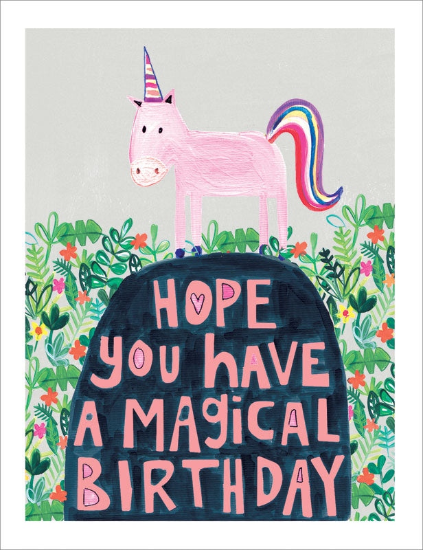 Unicorn Birthday Card