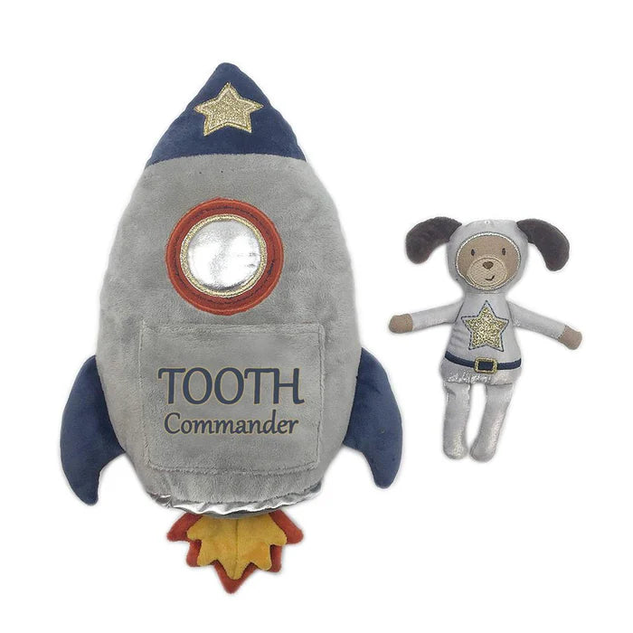 SpaceShip Tooth Commander Pillow by Mon Ami