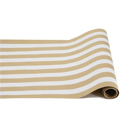 Kraft White Classic Stripe Hester & Cook Table Runner