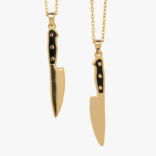 Knife - Double Sided Pendant Necklace