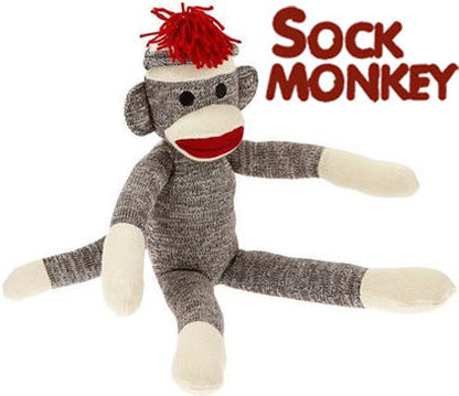 Original Retro Style Sock Monkey