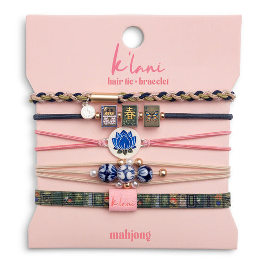 "Mahjong" Hair Tie Bracelets