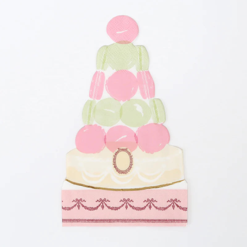 Paris Macaron Pyramid Paper Napkins