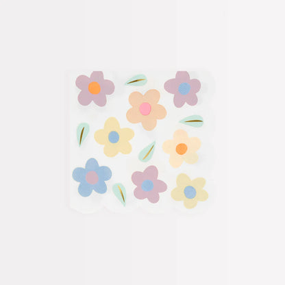 Happy Flowers Paper Napkins